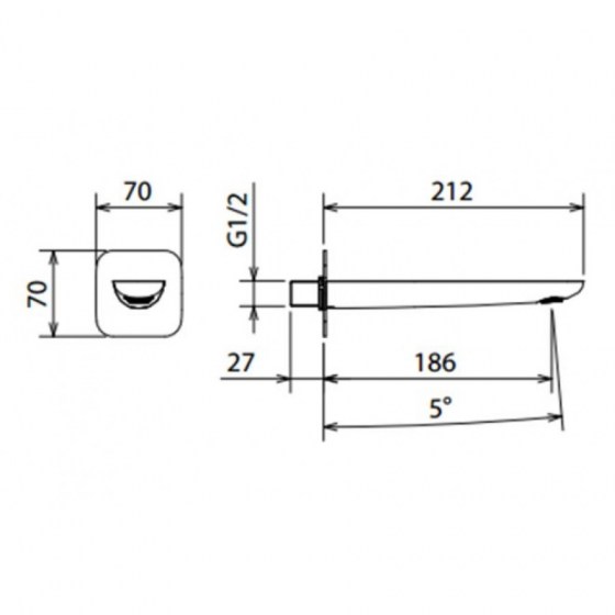 ΕΠΙΤΟΙΧΟ ΣΤΟΜΙΟ ΠΛΗΡΩΣΗΣ ΜΠΑΝΙΕΡΑΣ La Torre Laghi 44144